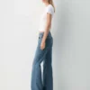 Denim Forum Jean évasé taille basse des années 2000