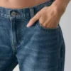 Denim Forum Jean évasé taille basse des années 2000