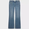 Denim Forum Jean évasé taille basse des années 2000
