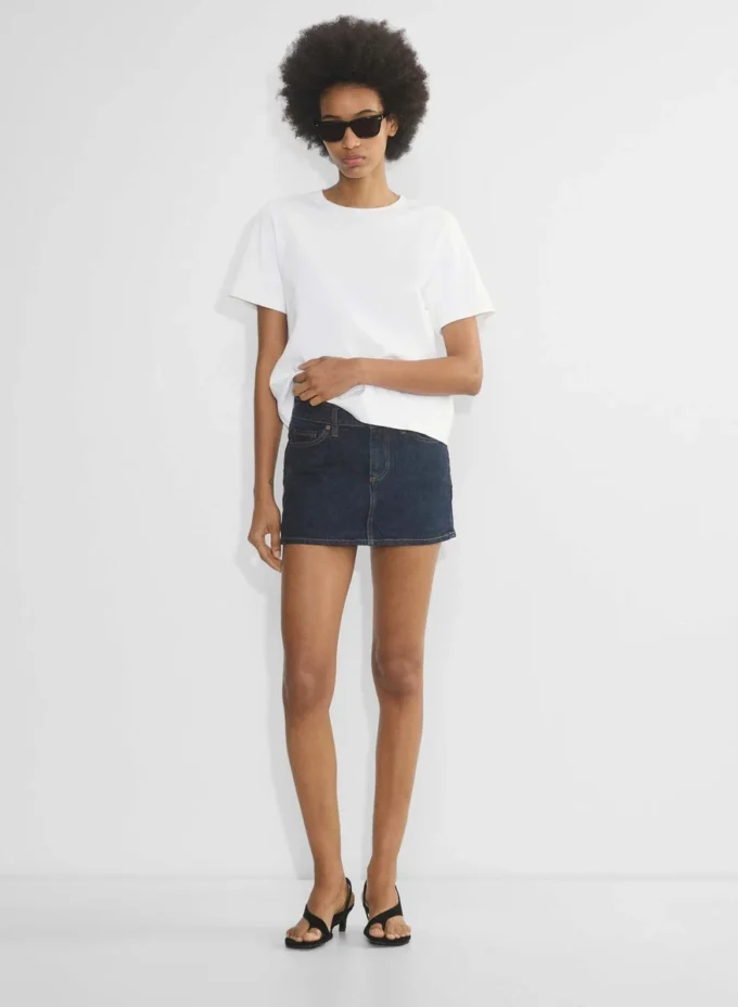 Denim Forum Jupe micro en denim Alba