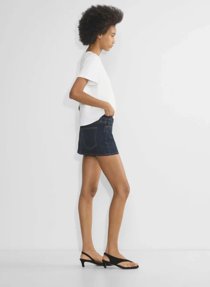 Denim Forum Jupe micro en denim Alba