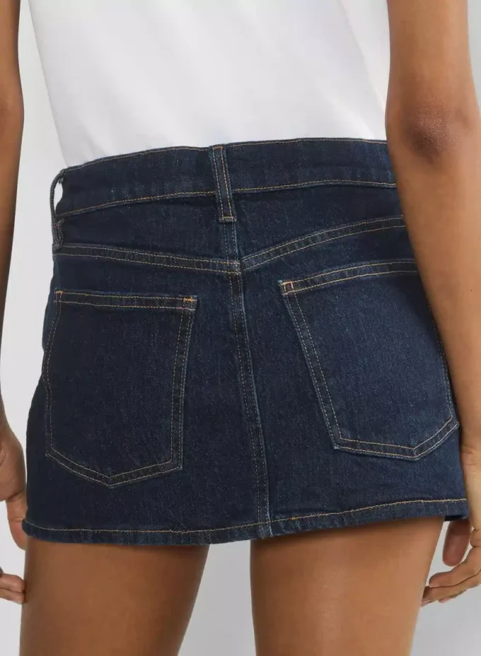 Denim Forum Jupe micro en denim Alba