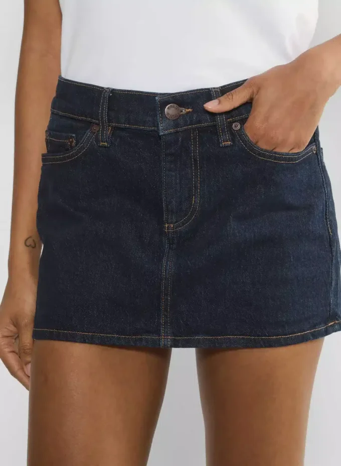 Denim Forum Jupe micro en denim Alba