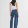 Denim Forum Kai Jean ample à taille mi-haute et coupe droite