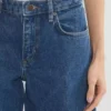Denim Forum Kai Jean ample à taille mi-haute et coupe droite