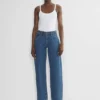 Denim Forum Kai Jean taille mi-haute à coupe ample et ajustée
