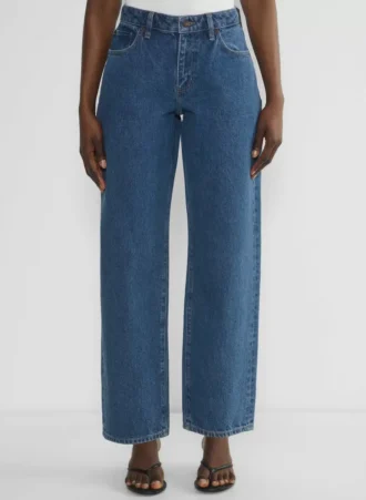 Denim Forum Kai Jean taille mi-haute à coupe ample et ajustée