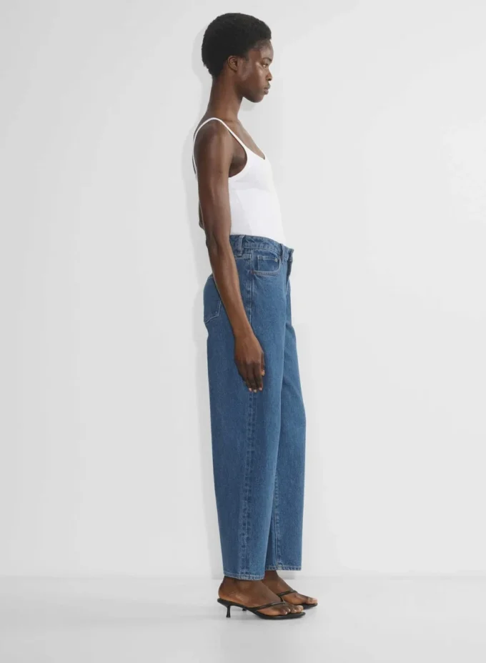 Denim Forum Kai Jean taille mi-haute à coupe ample et ajustée