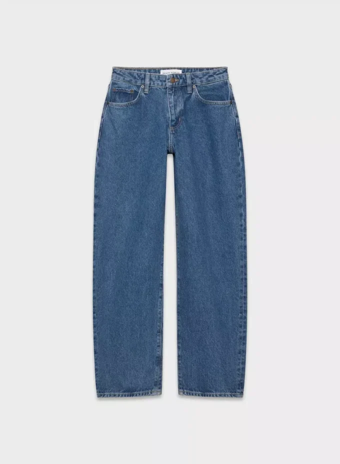 Denim Forum Kai Jean taille mi-haute à coupe ample et ajustée