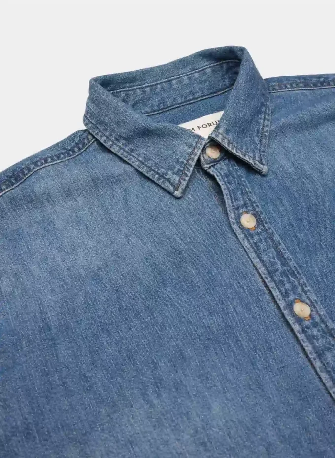 Denim Forum La chemise en denim confortable des années 80