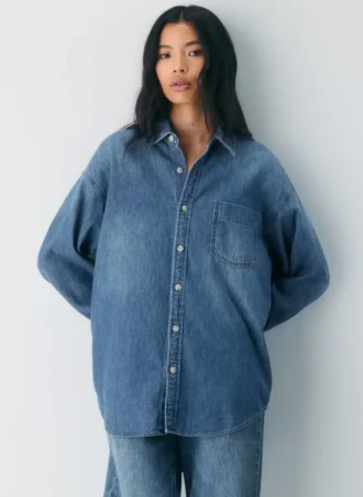 Denim Forum La chemise en denim confortable des années 80