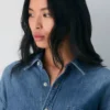Denim Forum La chemise en denim confortable des années 80