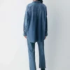 Denim Forum La chemise en denim confortable des années 80