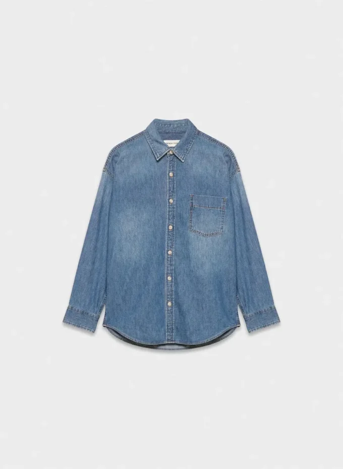 Denim Forum La chemise en denim confortable des années 80