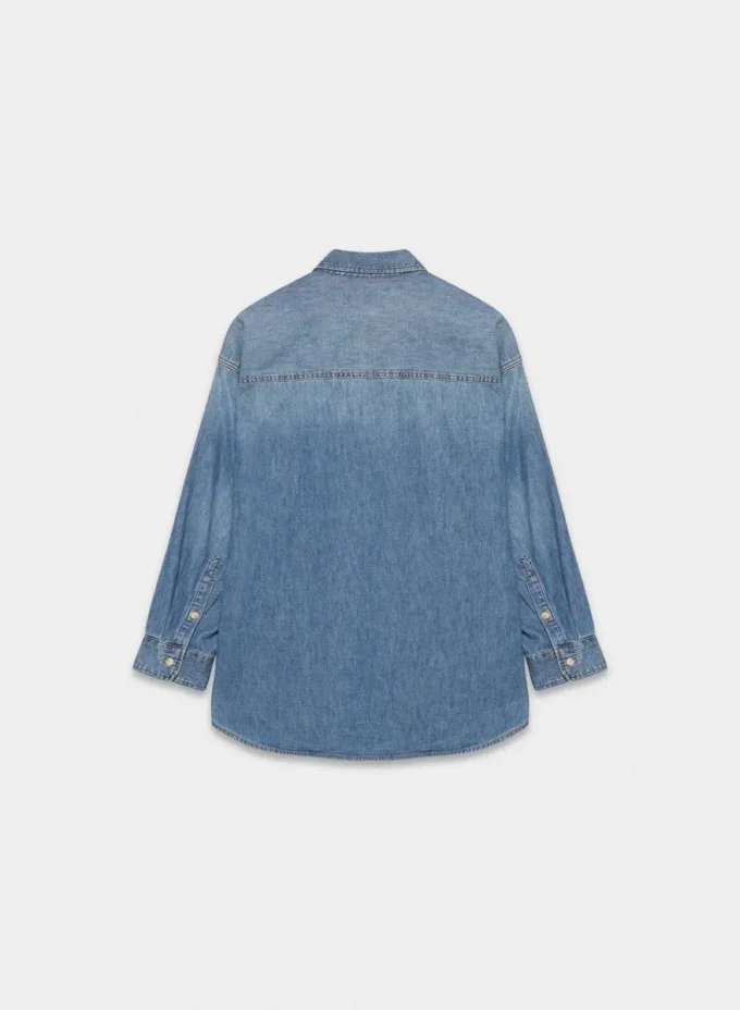 Denim Forum La chemise en denim confortable des années 80