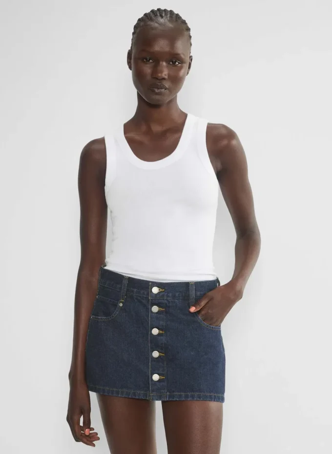 Denim Forum La jupe en denim Gisele Micro