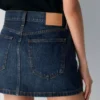 Denim Forum La jupe en denim Ricci des années 90