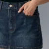 Denim Forum La jupe en denim Ricci des années 90