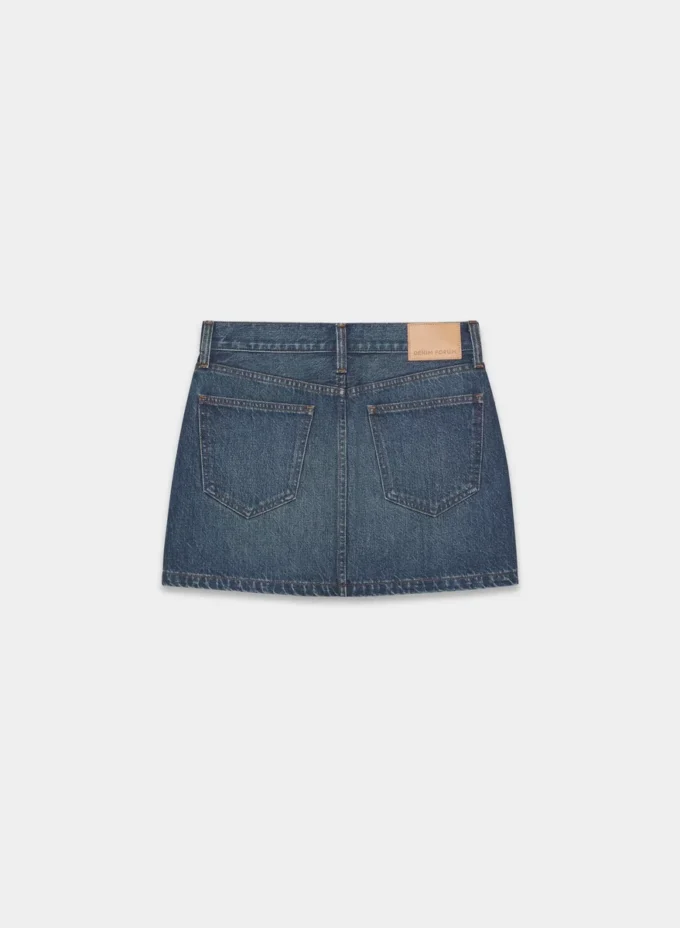 Denim Forum La jupe en denim Ricci des années 90