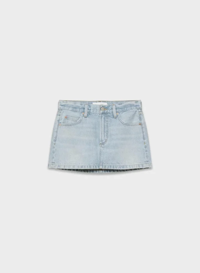 Denim Forum La jupe micro en denim vintage des années 90