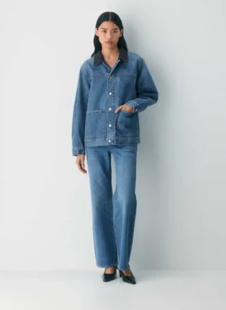 Denim Forum La veste chemise en denim Workwear