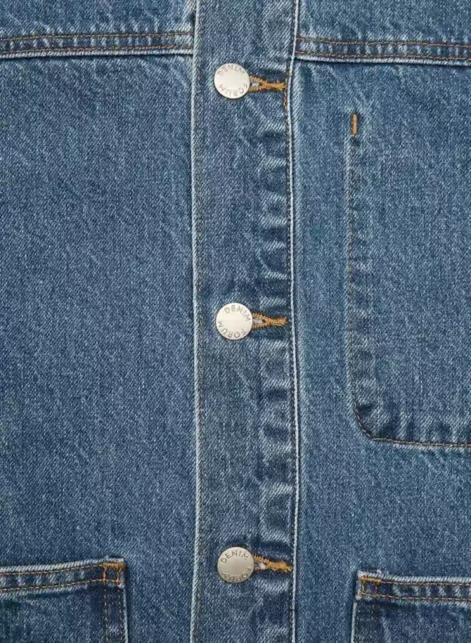 Denim Forum La veste chemise en denim Workwear