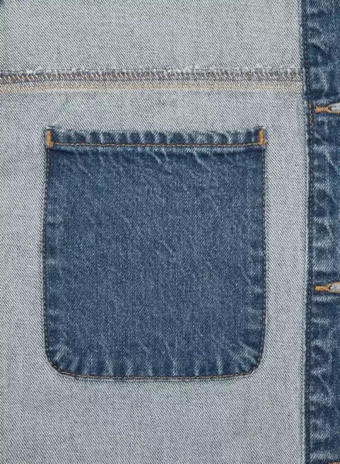 Denim Forum La veste chemise en denim Workwear