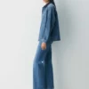 Denim Forum La veste chemise en denim Workwear