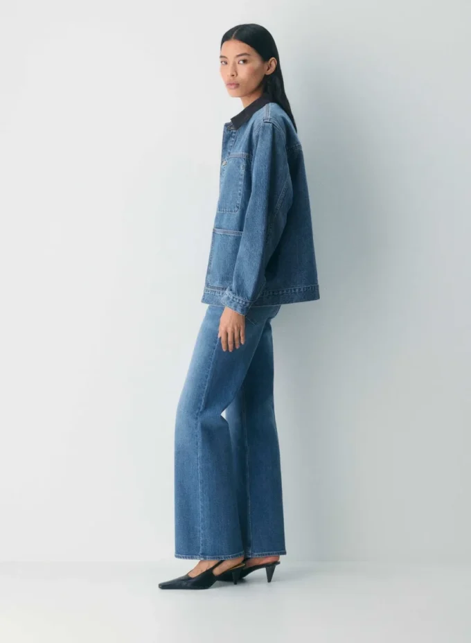 Denim Forum La veste chemise en denim Workwear