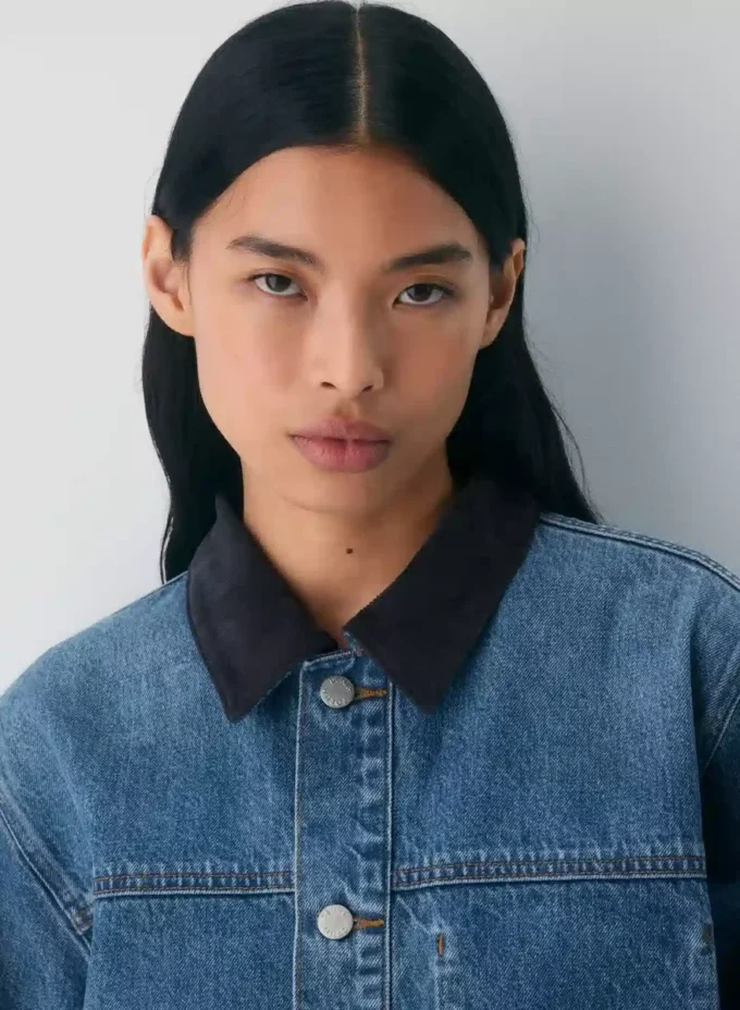 Denim Forum La veste chemise en denim Workwear