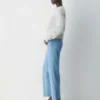 Denim Forum Lana Jean large taille mi-haute à coupe ajustée