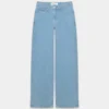 Denim Forum Lana Jean large taille mi-haute à coupe ajustée