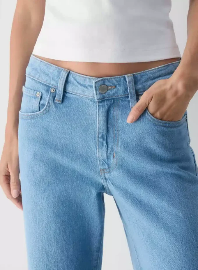 Denim Forum Lana Jean taille moyenne à jambes larges