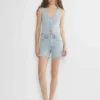 Denim Forum Le gilet en denim Mia des années 90