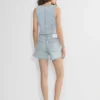 Denim Forum Le gilet en denim Mia des années 90