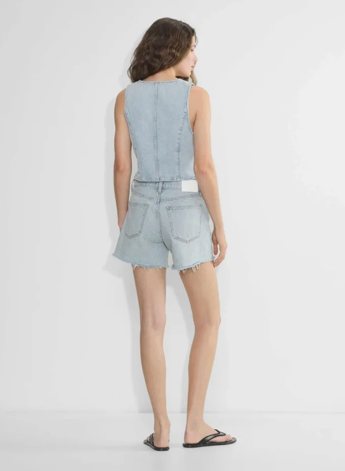 Denim Forum Le gilet en denim Mia des années 90