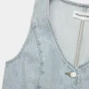 Denim Forum Le gilet en denim Mia des années 90