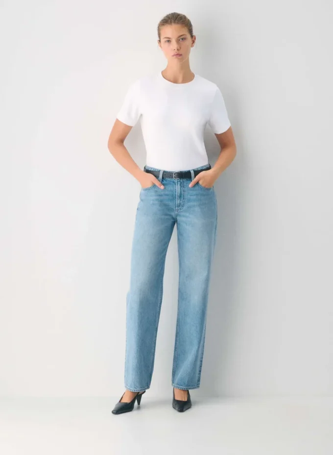 Denim Forum Le jean baggy taille basse Iggy à coupe ajustée