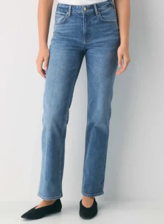 Denim Forum Le jean bootcut taille haute ajusté des années 90