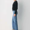 Denim Forum Le jean bootcut taille haute ajusté des années 90