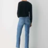 Denim Forum Le jean bootcut taille haute ajusté des années 90