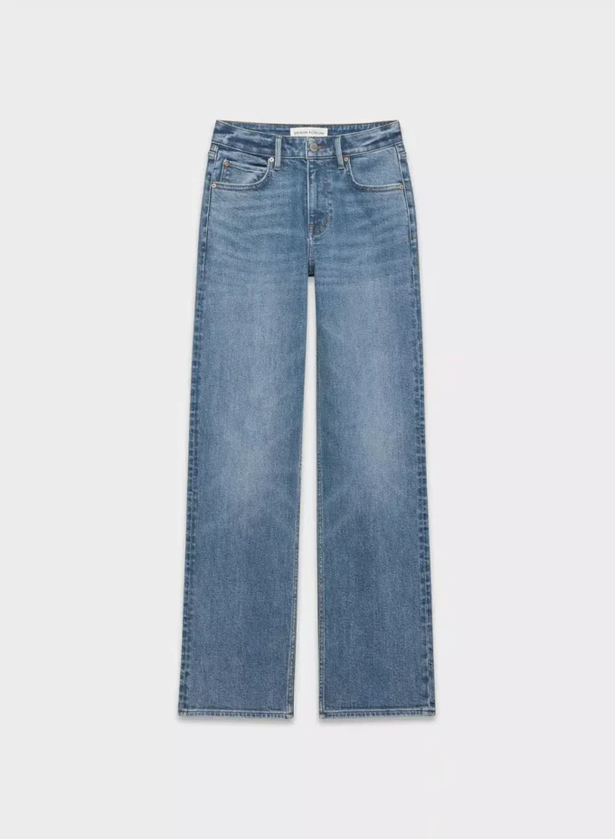 Denim Forum Le jean bootcut taille haute ajusté des années 90
