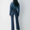 Denim Forum Le jean bootcut taille haute Chloe
