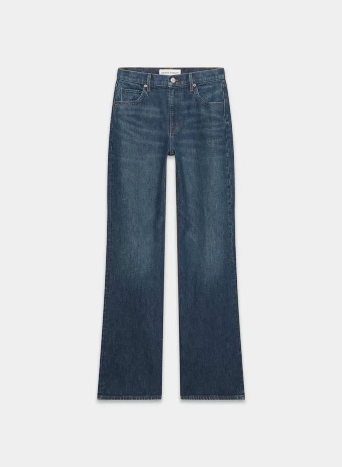 Denim Forum Le jean bootcut taille haute Chloe
