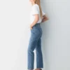 Denim Forum Le jean droit taille haute Arlo