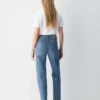 Denim Forum Le jean droit taille haute Arlo