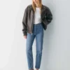 Denim Forum Le jean droit taille haute Arlo