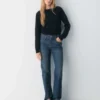 Denim Forum Le jean droit taille moyenne 90s Snatched