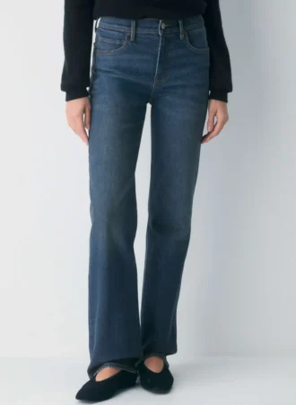 Denim Forum Le jean droit taille moyenne 90s Snatched