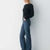 Denim Forum Le jean droit taille moyenne 90s Snatched